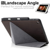iPad 9.7 2018 & 2017 - Dual Origami - PEN Holder - Leather Brown