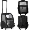 KOPEKS Travel Backpack with Wheels Small - Black