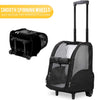 KOPEKS Travel Backpack with Wheels Large - Black