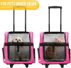 KOPEKS Travel Backpack with Wheels Large - Pink