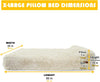 Ultra Soft Fluffy Orthopedic Large Dog Bed with Memory Foam and Waterproof Cover - XL - Beige