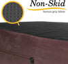 Dog Bed Orthopedic with Viscoelastic Foam and Pillow XL - Brown with Plush