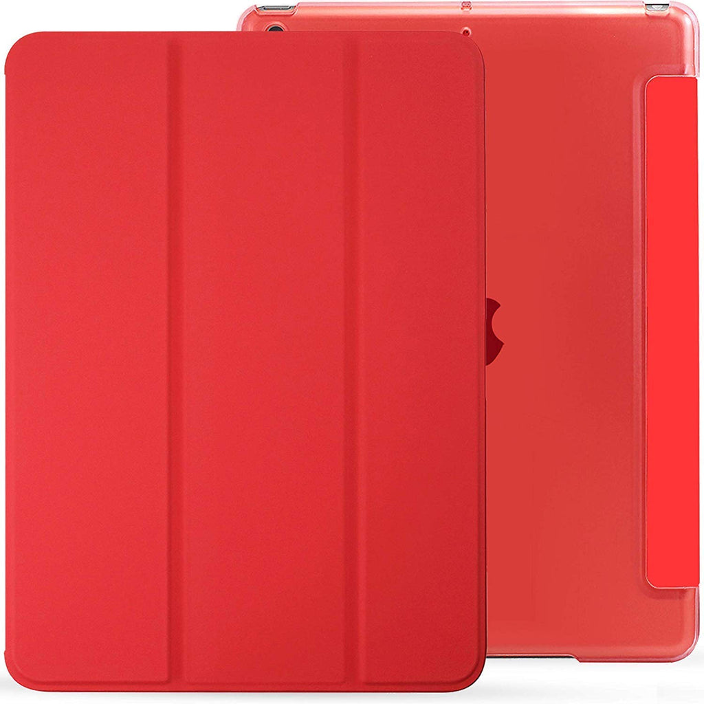 iPad 10.2 Case - Dual See Through - Red - (2021, 2020, 2019 / 7th, 8th, 9th Gen)