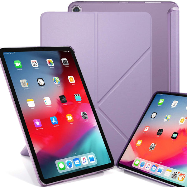 iPad Pro 12.9 (3rd Gen 2018) - Origami See-Through - Lavander Purple