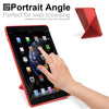 iPad 9.7 2018 - Dual Origami - See Through - Red