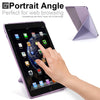 iPad 9.7 2018 - Dual Origami - See Through - Purple