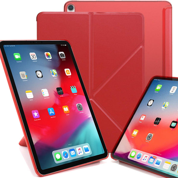 iPad Pro 12.9 (3rd Gen 2018) - Origami See-Through - Red