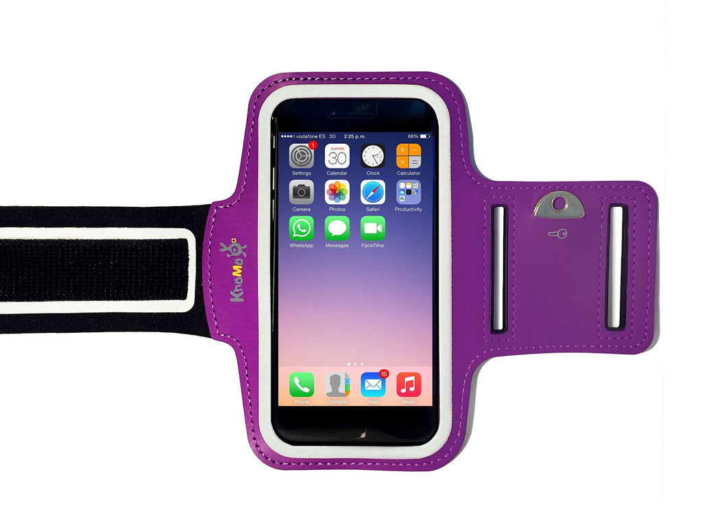 iPhone XS, X, 8, 7, 6/6S - Sports Armband Purple
