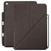 iPad 9.7 2018 & 2017 - Dual Origami - PEN Holder - Leather Brown