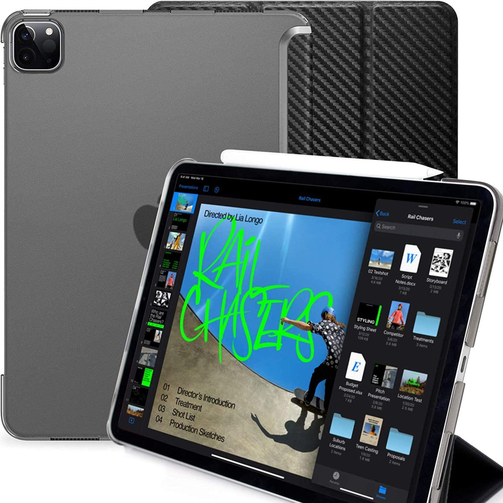 iPad Pro 11 (2nd Gen 2020) - Dual See through - Carbon Fiber