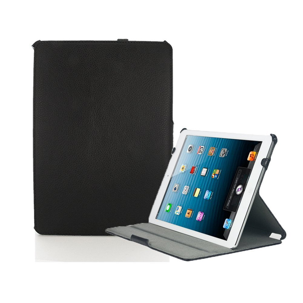 iPad Mini 4 Dual Leather Hand strap Black Case