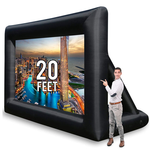 HUGE Inflatable Outdoor Projector Screen Kit - 6 Meters (20ft)